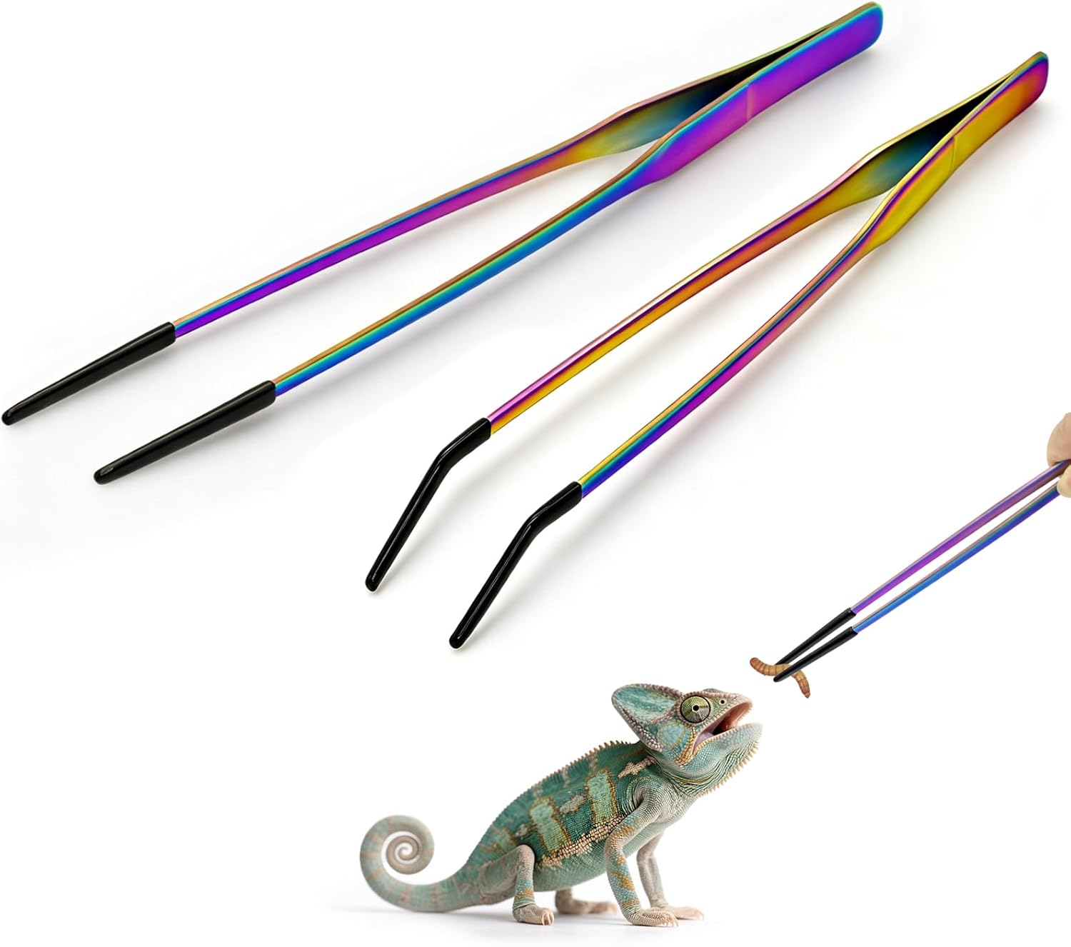 Feeding Tong Stainless - Pinces d'alimentation pour reptiles en acier