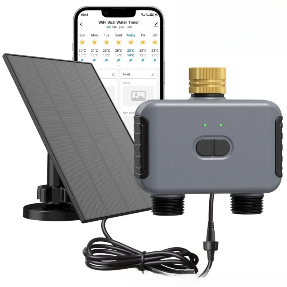 Timer Dual Outlet - Programmateur d'arrosage intelligent WiFi à double