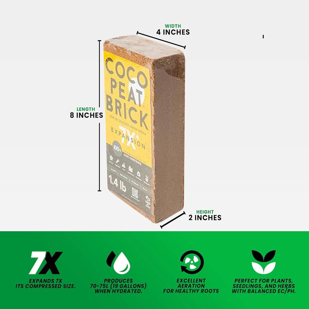 Brique de 650g - Brique de tou - Substrate Coconut Fiber avis et prix